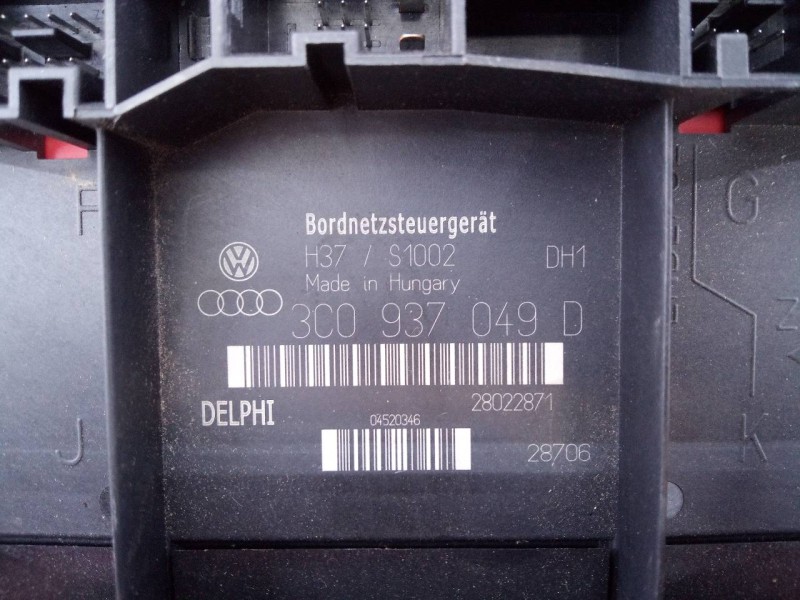 Recambio de caja reles / fusibles para seat leon (1p1) reference referencia OEM IAM 3C0937049D  E2-A1-28-7