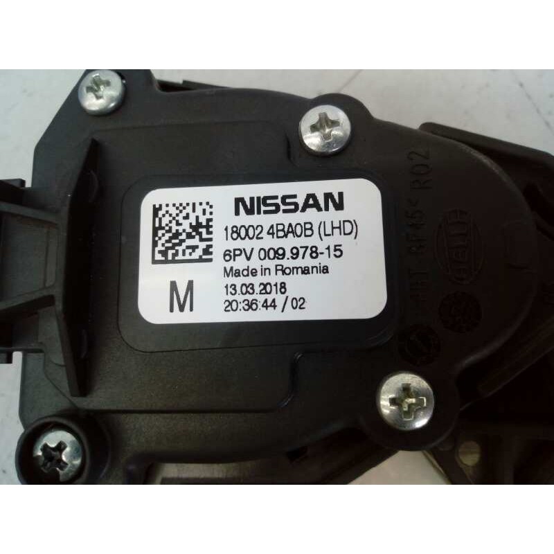 Recambio de pedal acelerador para nissan qashqai (j11) acenta referencia OEM IAM 180024BA0B 6PV00997815 E3-B4-37-4