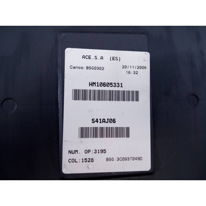 Recambio de caja reles / fusibles para seat leon (1p1) reference referencia OEM IAM 3C0937049D  E2-A1-28-7