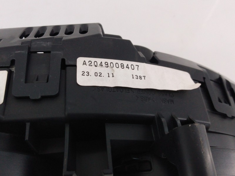 Recambio de cuadro instrumentos para mercedes-benz clase c (w204) berlina c 220 cdi (204.008) referencia OEM IAM A2049008407 A20