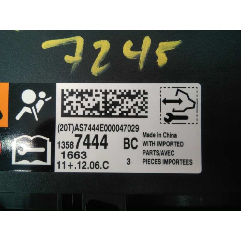 Recambio de modulo electronico para chevrolet captiva 2.2 vcdi lt 2wd referencia OEM IAM 13587444 AS7444E000047029 E3-A5-15-2