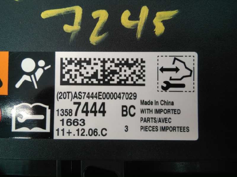 Recambio de modulo electronico para chevrolet captiva 2.2 vcdi lt 2wd referencia OEM IAM 13587444 AS7444E000047029 E3-A5-15-2