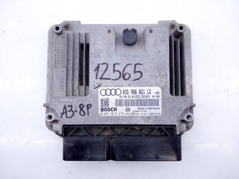 Recambio de centralita motor uce para audi a3 (8p) 2.0 tdi ambiente referencia OEM IAM 03G906021LG 0281013276 E2-A1-35-3