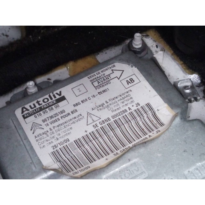 Recambio de centralita airbag para citroën c4 grand picasso monospace referencia OEM IAM 9673625180 610955800 