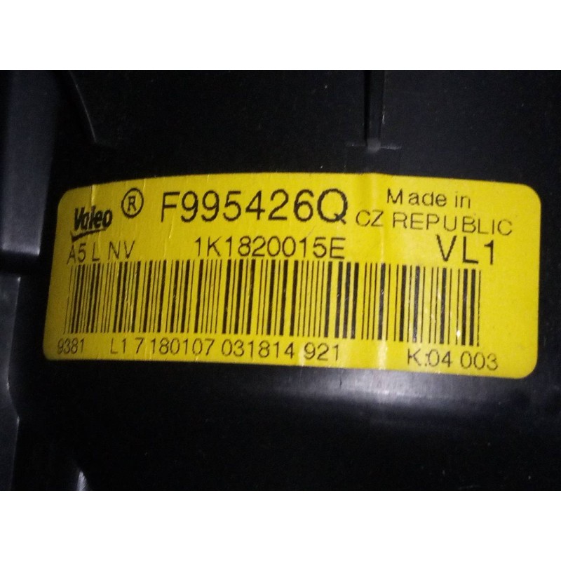 Recambio de ventilador calefaccion para audi a3 (8p) 2.0 tdi ambiente referencia OEM IAM 1K1820015E  