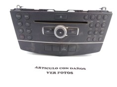 Recambio de sistema audio / radio cd para mercedes-benz clase c (w204) berlina c 220 cdi (204.008) referencia OEM IAM A204906040