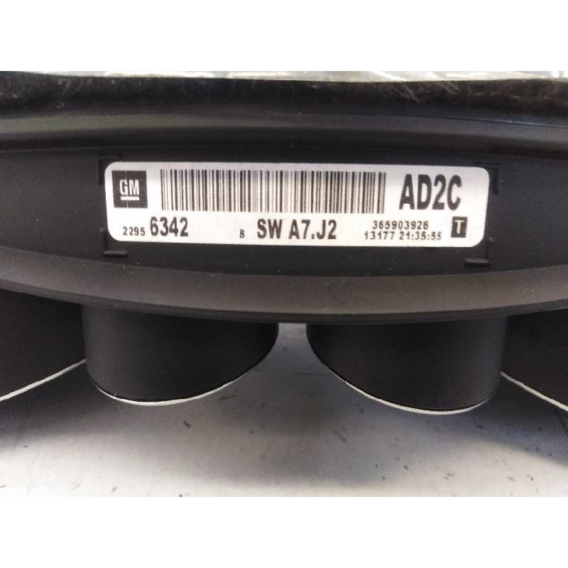 Recambio de cuadro instrumentos para opel insignia berlina cosmo referencia OEM IAM 1260139 365903926 E2-B6-34-2