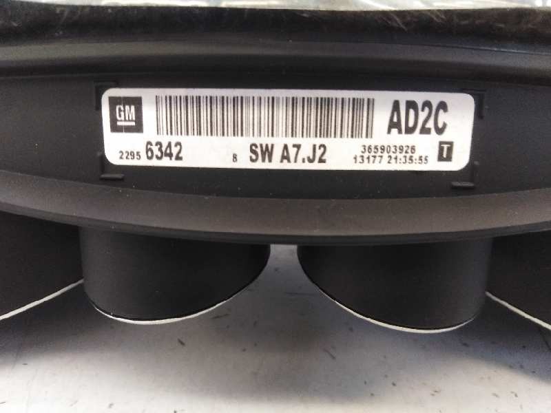 Recambio de cuadro instrumentos para opel insignia berlina cosmo referencia OEM IAM 1260139 365903926 E2-B6-34-2