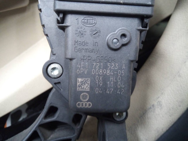 Recambio de pedal acelerador para audi a6 berlina (4f2) 2.0 tdi referencia OEM IAM 4F1721523A 6PV00898405 
