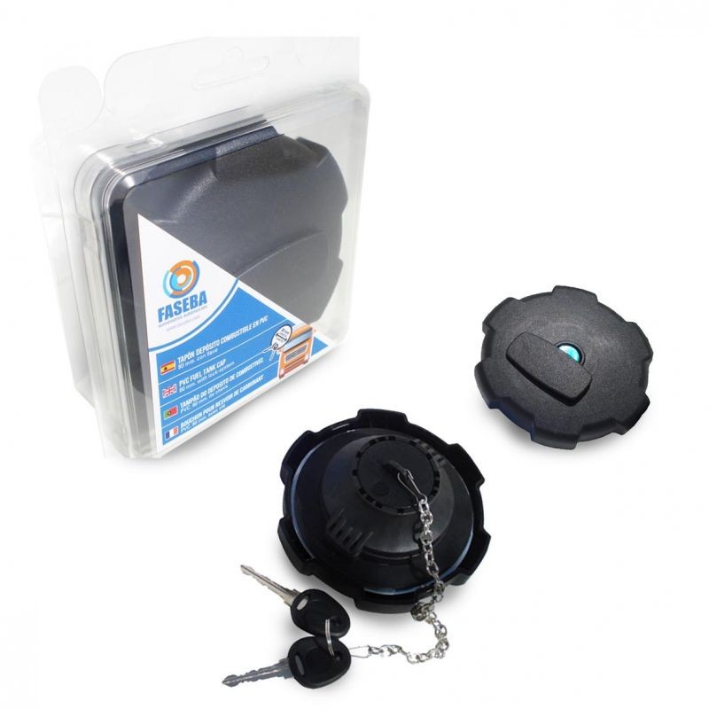 Recambio de tapon combustible para universal proteccion tapon deposito combustible pvc 80mm con llave para camion referencia OEM