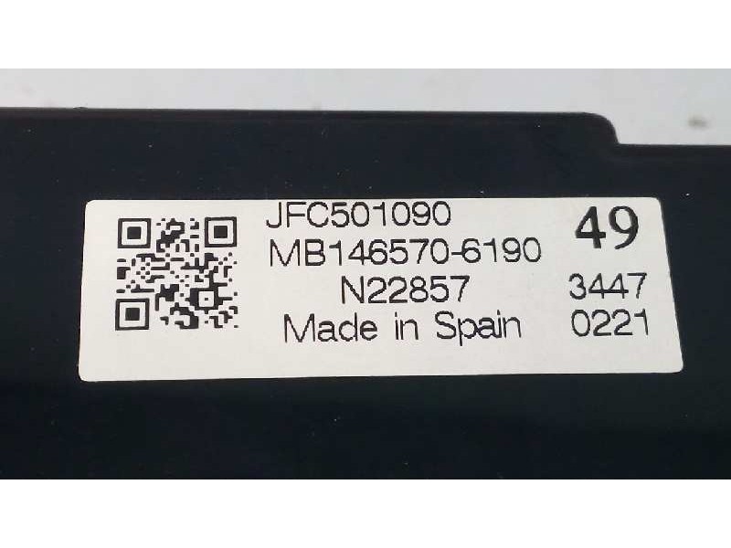Recambio de mando climatizador para land rover range rover sport v6 td hse referencia OEM IAM JFC501090 MB1465706190 E3-B3-18-2