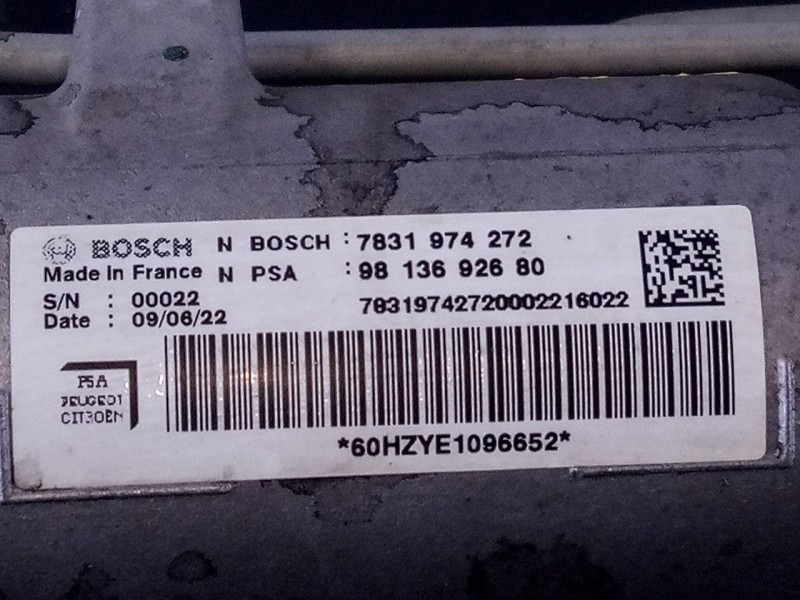 Recambio de cremallera direccion para peugeot expert furgón pro standard referencia OEM IAM 9813692680 7831974272 P1-B8-31