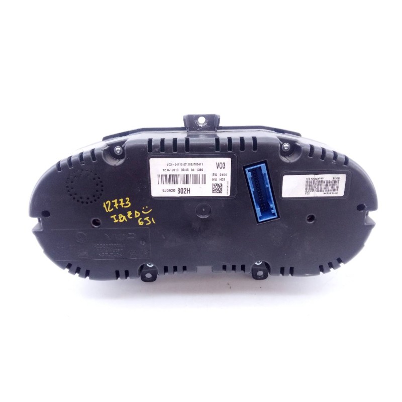 Recambio de cuadro instrumentos para seat ibiza sc (6j1) reference referencia OEM IAM 6J0920802H  E2-A1-15-7