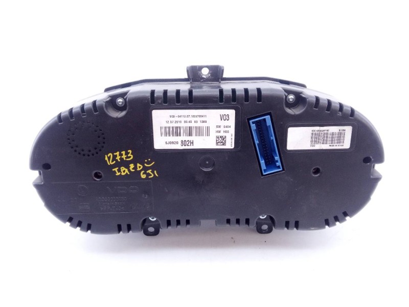 Recambio de cuadro instrumentos para seat ibiza sc (6j1) reference referencia OEM IAM 6J0920802H  E2-A1-15-7
