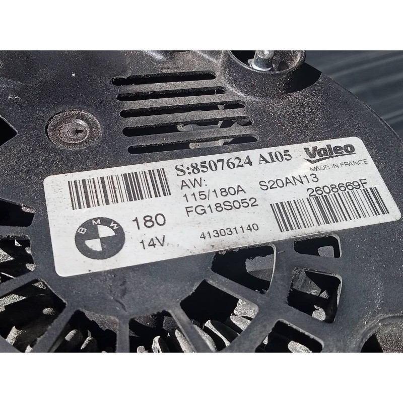 Recambio de alternador para bmw x1 (e84) sdrive 18d referencia OEM IAM 8507624  P3-B6-2-1
