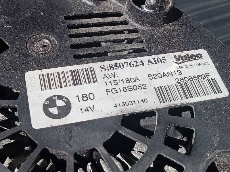 Recambio de alternador para bmw x1 (e84) sdrive 18d referencia OEM IAM 8507624  P3-B6-2-1