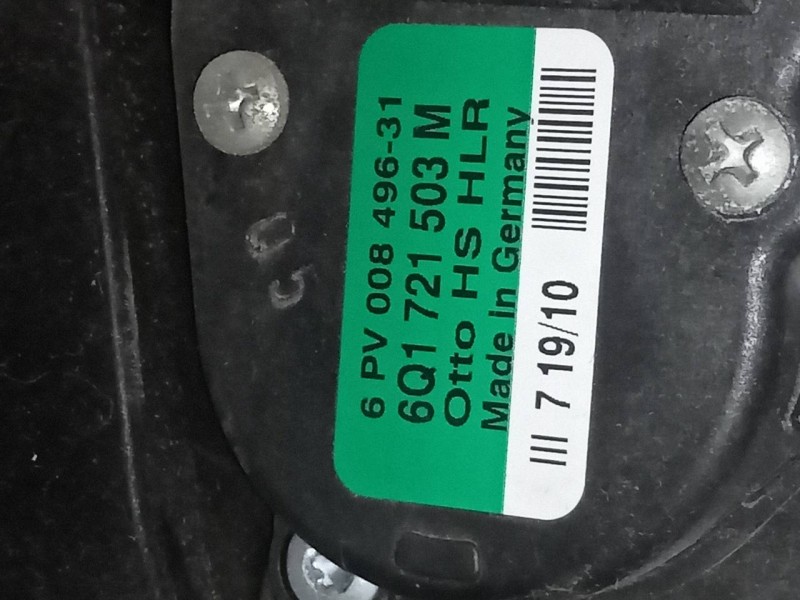 Recambio de pedal acelerador para seat ibiza sc (6j1) reference referencia OEM IAM 6Q1721503M 6PV00849631 