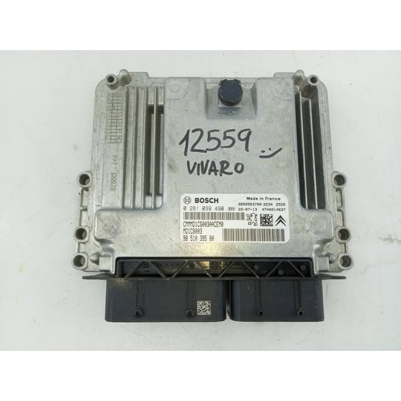 Recambio de centralita motor uce para opel vivaro furgón l select referencia OEM IAM 9851039580 0281039490 E3-A5-18-4