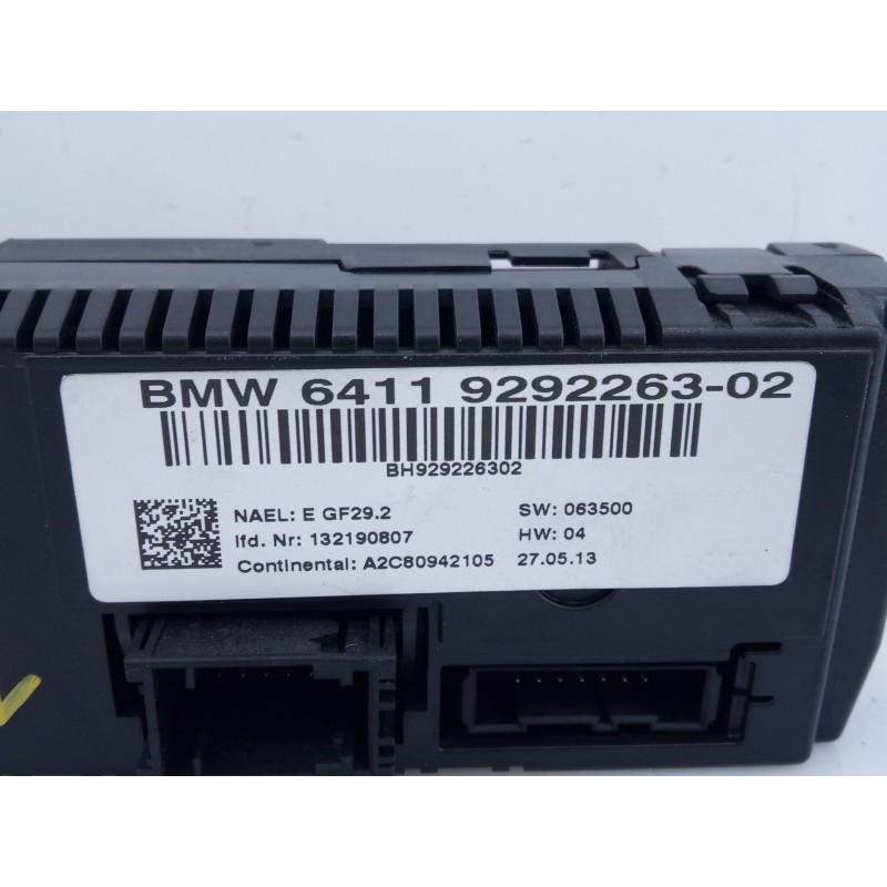 Recambio de mando climatizador para bmw x1 (e84) sdrive 18d referencia OEM IAM 6411929226302 BH929226302 E3-A2-22-1
