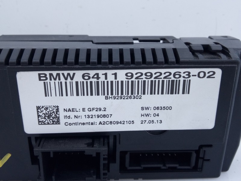 Recambio de mando climatizador para bmw x1 (e84) sdrive 18d referencia OEM IAM 6411929226302 BH929226302 E3-A2-22-1