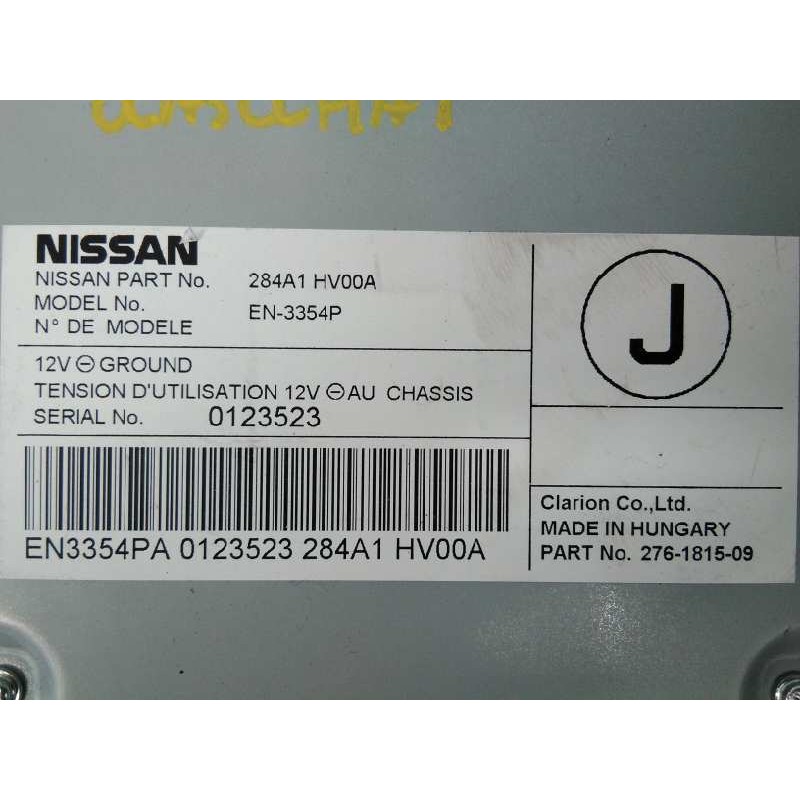 Recambio de modulo electronico para nissan qashqai (j11) acenta referencia OEM IAM 284A1HV00A 276181509 E3-B4-38-2