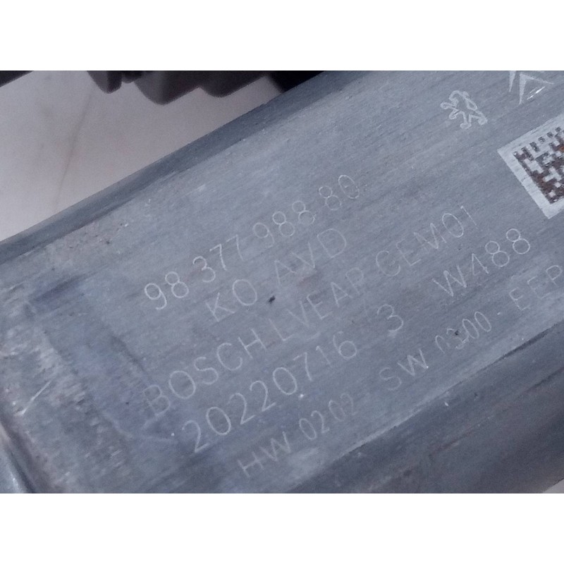 Recambio de elevalunas delantero derecho para opel vivaro furgón l select referencia OEM IAM 9837798880  E2-B6-60-1