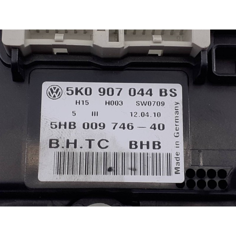 Recambio de mando climatizador para volkswagen golf vi (5k1) advance referencia OEM IAM 5K0907044BS 5HB00974640 E2-A1-33-7