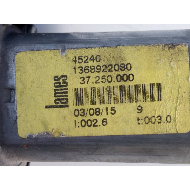 Recambio de elevalunas delantero izquierdo para fiat ducato furgón 30 130 (rs: 3000 mm) (l1h1) referencia OEM IAM 1368922080  E2