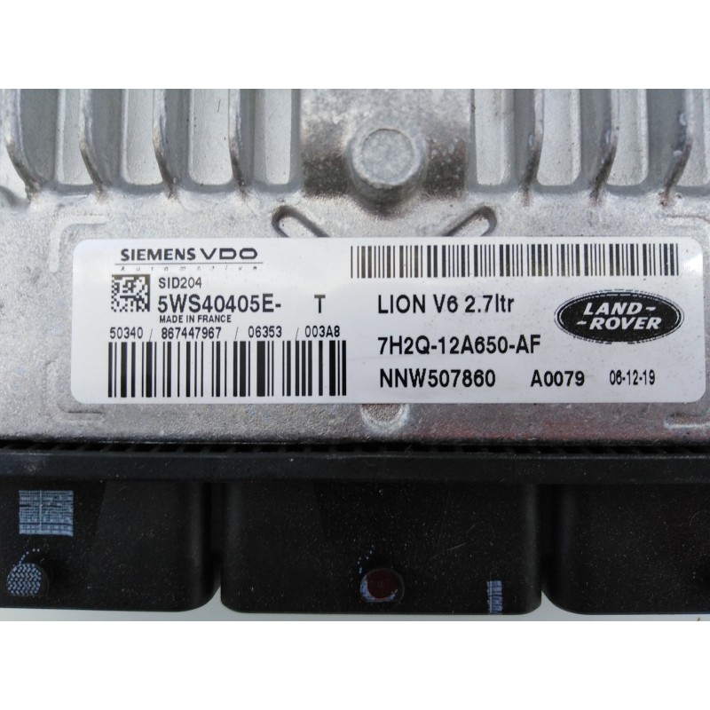 Recambio de centralita motor uce para land rover discovery v6 td se referencia OEM IAM 5WS40405E 7H2Q12A650AF E3-B3-19-1