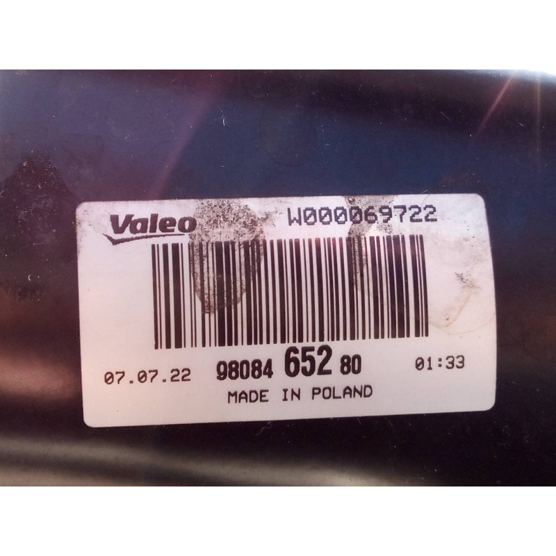 Recambio de motor limpia delantero para opel vivaro furgón l select referencia OEM IAM 9808465280  