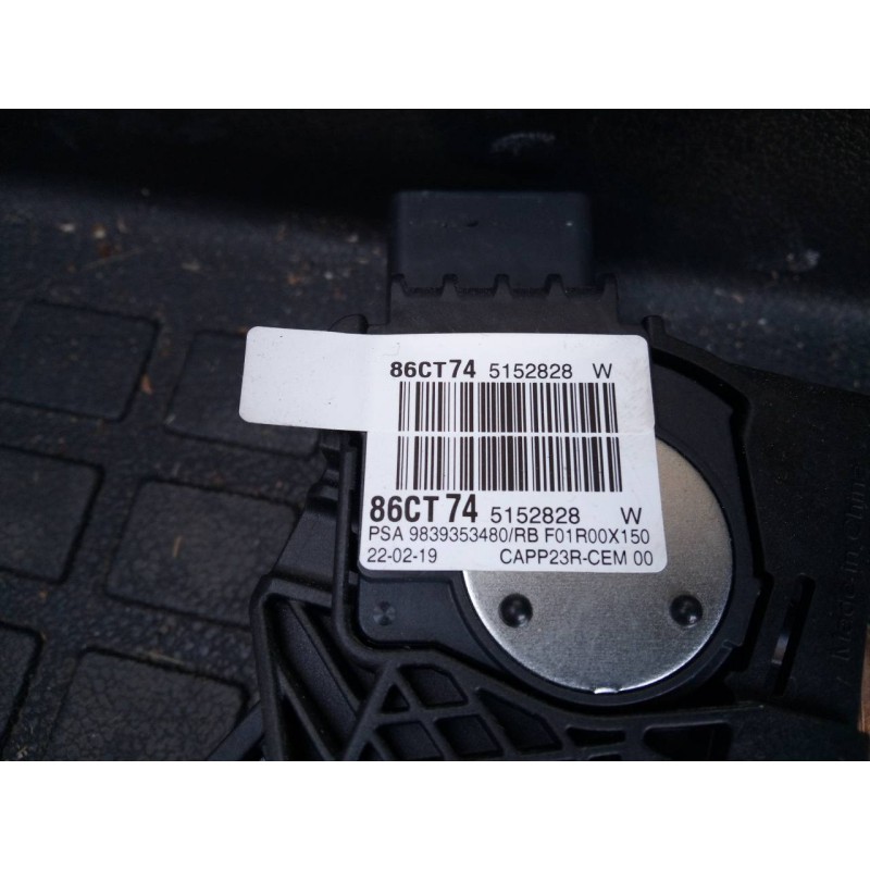 Recambio de pedal acelerador para opel vivaro furgón l select referencia OEM IAM 983953480  