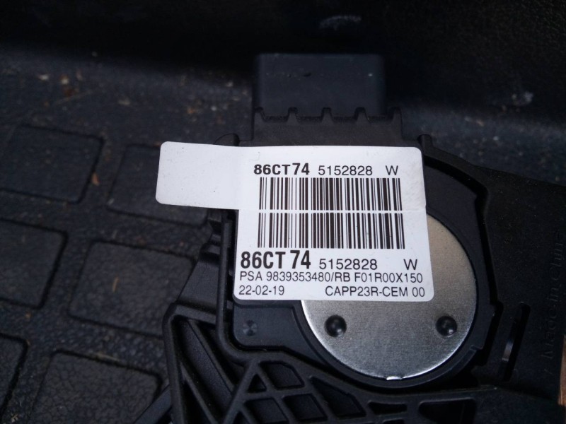 Recambio de pedal acelerador para opel vivaro furgón l select referencia OEM IAM 983953480  