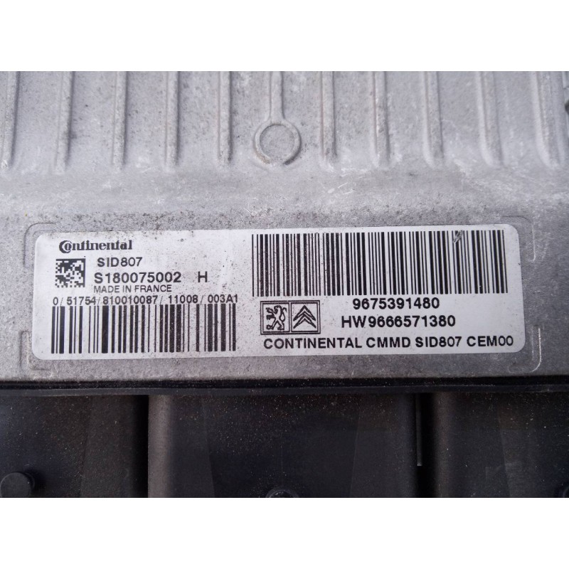 Recambio de centralita motor uce para citroën c4 picasso monospace referencia OEM IAM 9675391480 S180075002 E3-B2-26-3