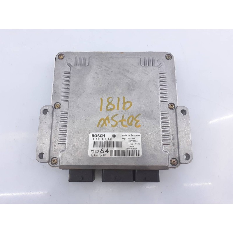 Recambio de centralita motor uce para peugeot 307 break / sw (s1) sw referencia OEM IAM 9647472780 0281011081 E3-B2-3-3