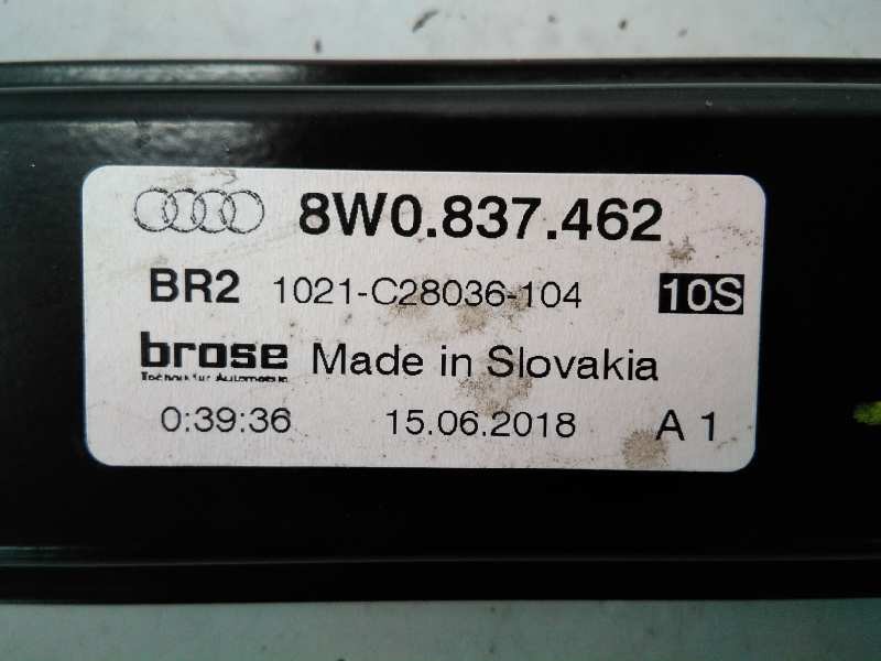 Recambio de elevalunas delantero derecho para audi a4 berlina (8w2) sport edition referencia OEM IAM 8W0959802 8W0837462 E1-B6-4
