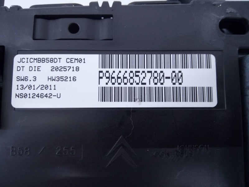Recambio de cuadro instrumentos para citroën c4 picasso monospace referencia OEM IAM P966685278000  E3-B2-33-2
