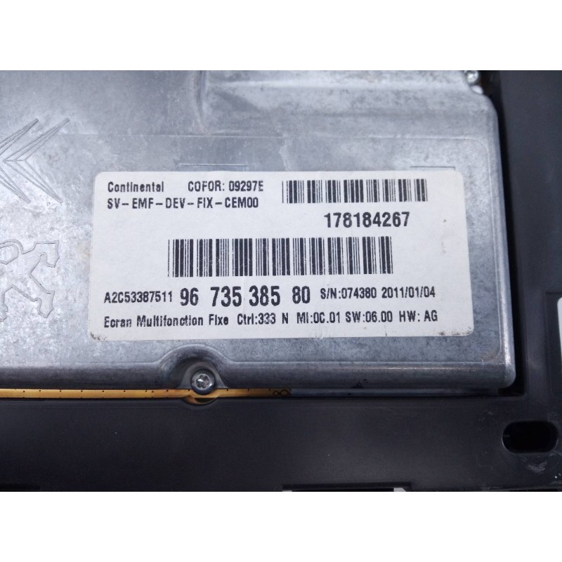 Recambio de cuadro instrumentos para citroën c4 picasso monospace referencia OEM IAM P966685278000  E3-B2-33-2