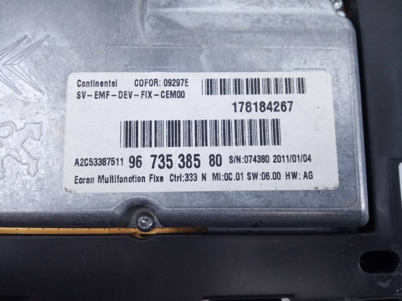 Recambio de cuadro instrumentos para citroën c4 picasso monospace referencia OEM IAM P966685278000  E3-B2-33-2