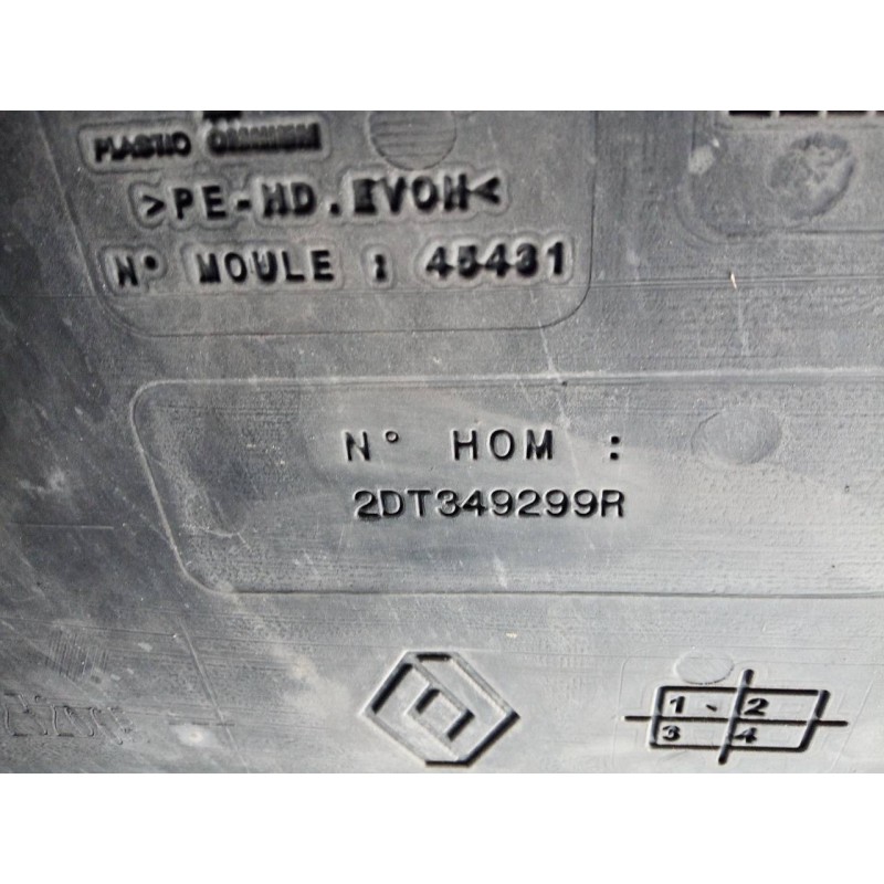 Recambio de deposito combustible para dacia dokker express ambiance referencia OEM IAM 2DT349299R  