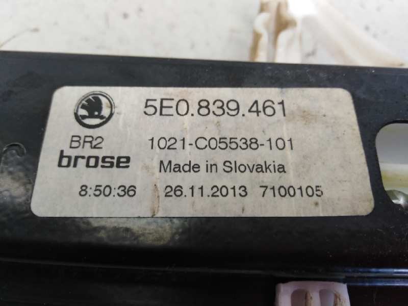 Recambio de elevalunas trasero izquierdo para skoda octavia lim. (5e3) style referencia OEM IAM 5E0839461  E1-A5-40-1