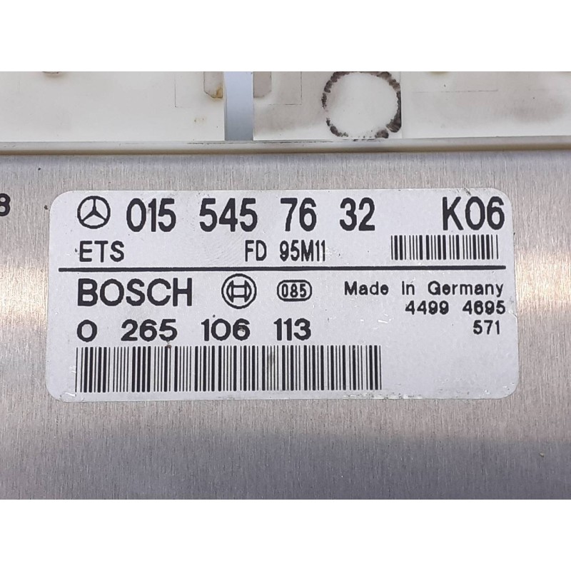 Recambio de centralita motor uce para mercedes-benz clase e (w210) berlina 230 (210.037) referencia OEM IAM 0265106113 015545763