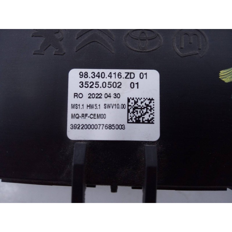 Recambio de mando calefaccion / aire acondicionado para peugeot expert furgón pro standard referencia OEM IAM 98340416ZD 3525050