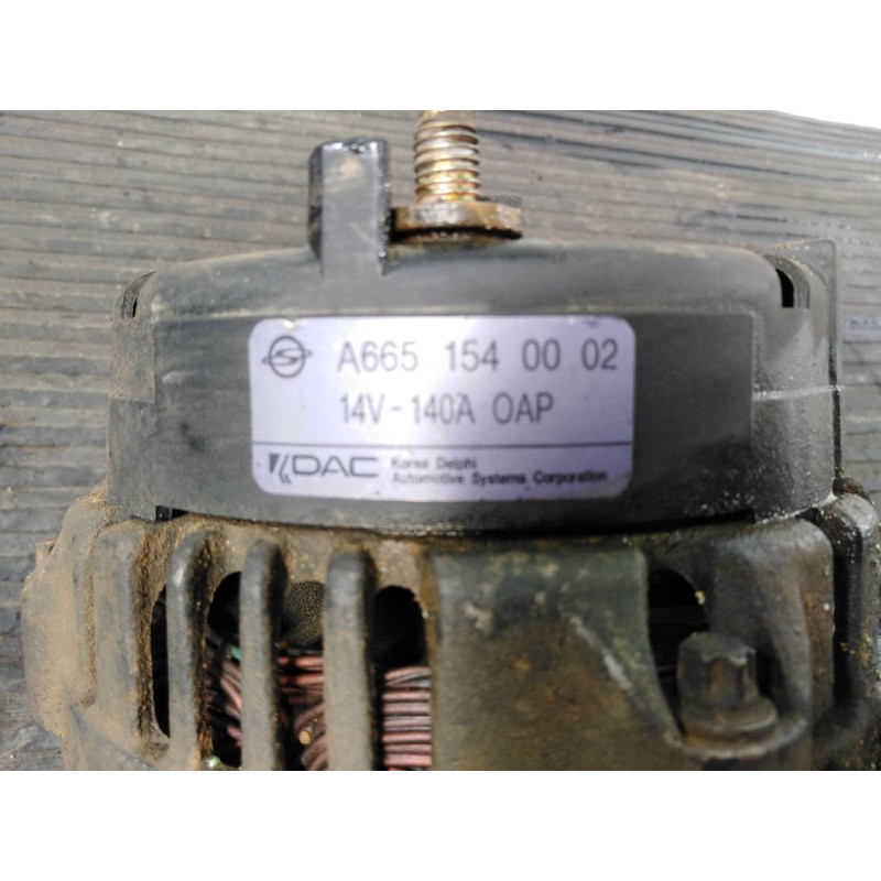 Recambio de alternador para ssangyong kyron 200 xdi limited referencia OEM IAM A6651540002  P3-A5-26-1