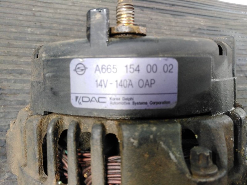 Recambio de alternador para ssangyong kyron 200 xdi limited referencia OEM IAM A6651540002  P3-A5-26-1