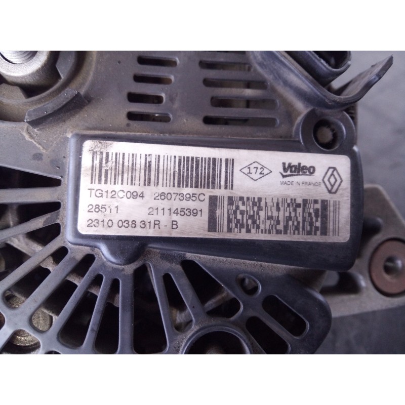 Recambio de alternador para dacia duster laureate 4x2 referencia OEM IAM 231003831R TG12C094 P3-A5-18-2