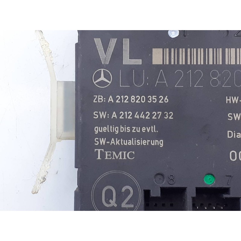 Recambio de modulo electronico para mercedes-benz clase e (w212) lim. e 200 cdi blueefficiency (212.005) referencia OEM IAM A212