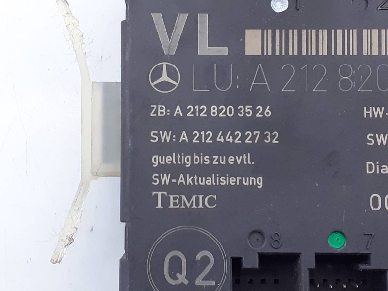 Recambio de modulo electronico para mercedes-benz clase e (w212) lim. e 200 cdi blueefficiency (212.005) referencia OEM IAM A212
