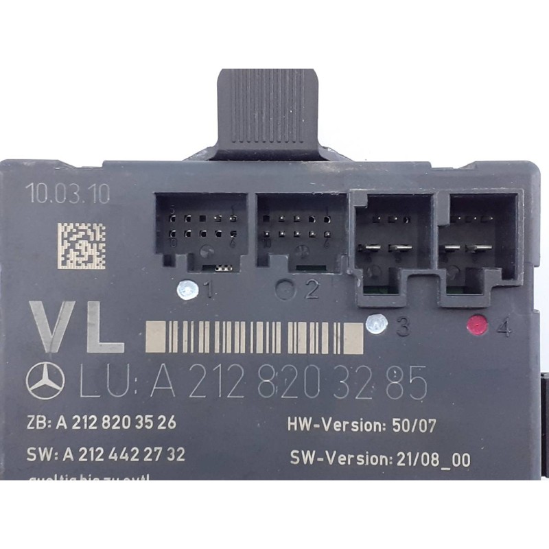 Recambio de modulo electronico para mercedes-benz clase e (w212) lim. e 200 cdi blueefficiency (212.005) referencia OEM IAM A212