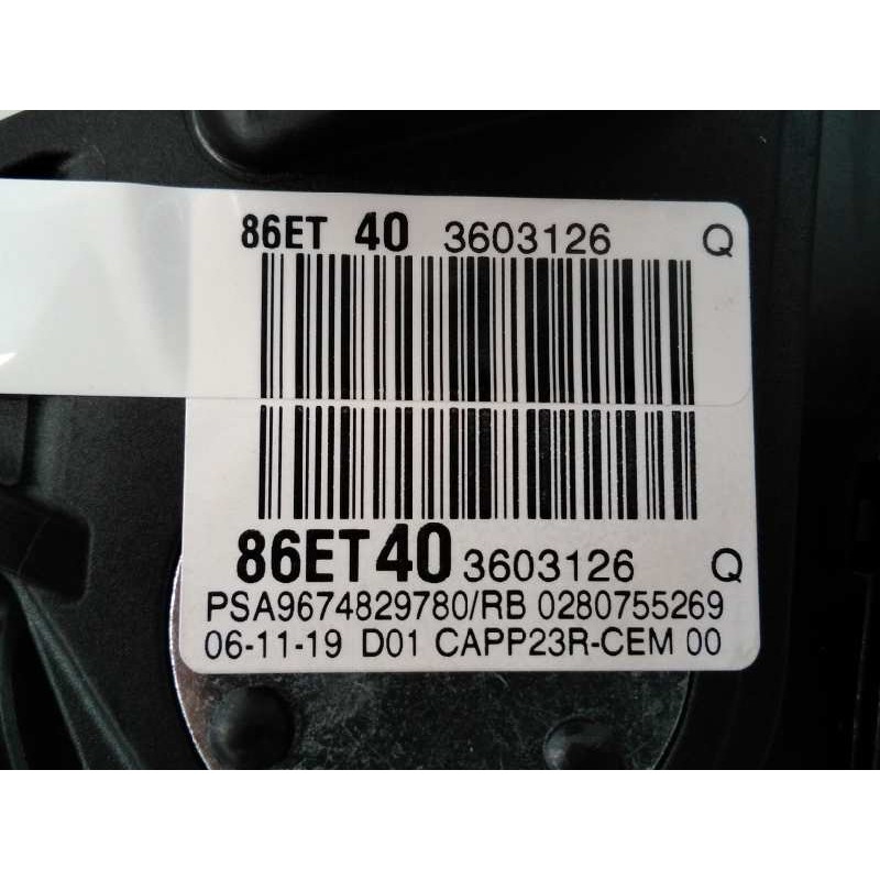 Recambio de pedal acelerador para citroën c4 picasso shine referencia OEM IAM 9674829780 86ET403603126 E3-B2-40-4