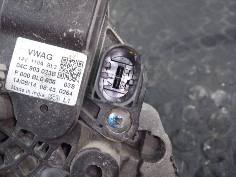 Recambio de alternador para seat mii (kf1) reference referencia OEM IAM 04C903023B  P3-A4-3-2